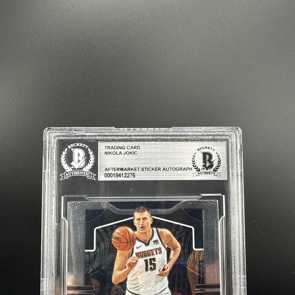 Nikola Jokic #84 2019 Prizm Autograph BGS Auth Certified - Nuggets